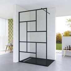 Dušo sienelė AQUABATOS Walk-in NC8 120 B, black