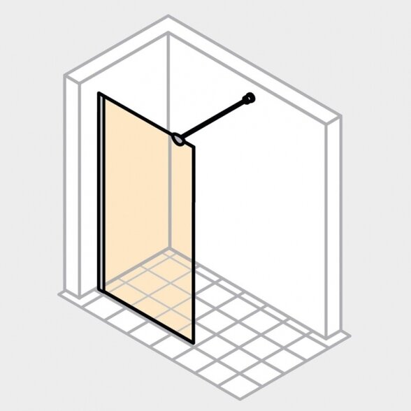 Dušo sienelė HÜPPE Walk-in 103 2