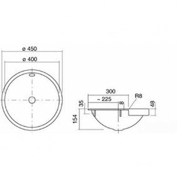 Praustuvas ALAPE HB 450 2