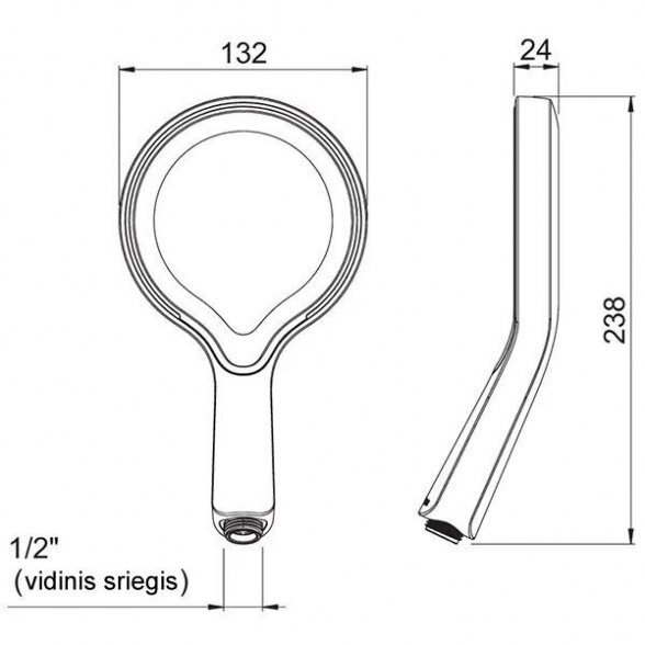 Termostatinis dušo komplektas VAN MARCKE Mistica W Bold 7