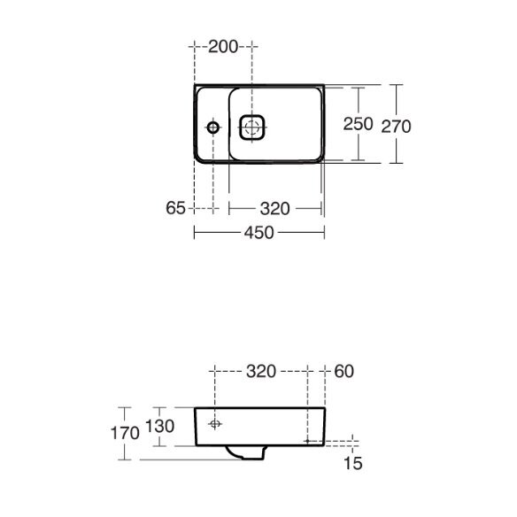 Vonios spintelė IDEAL STANDARD Adapto 45 su praustuvu ir čiaupu 3